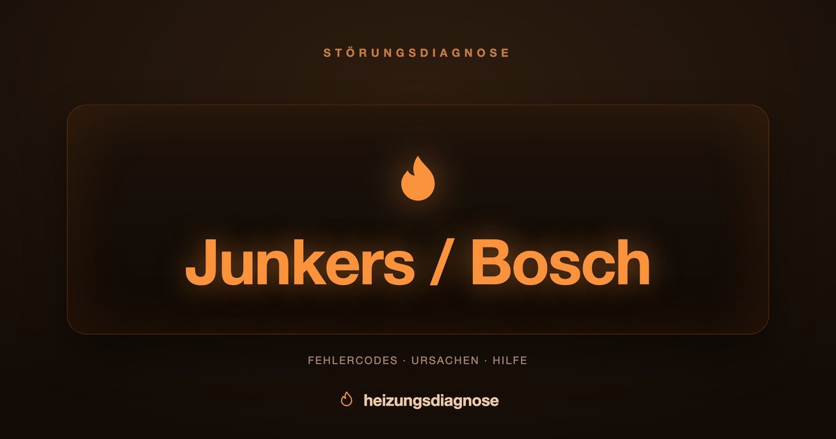 Junkers Therme Störung: zündet nicht, was tun?