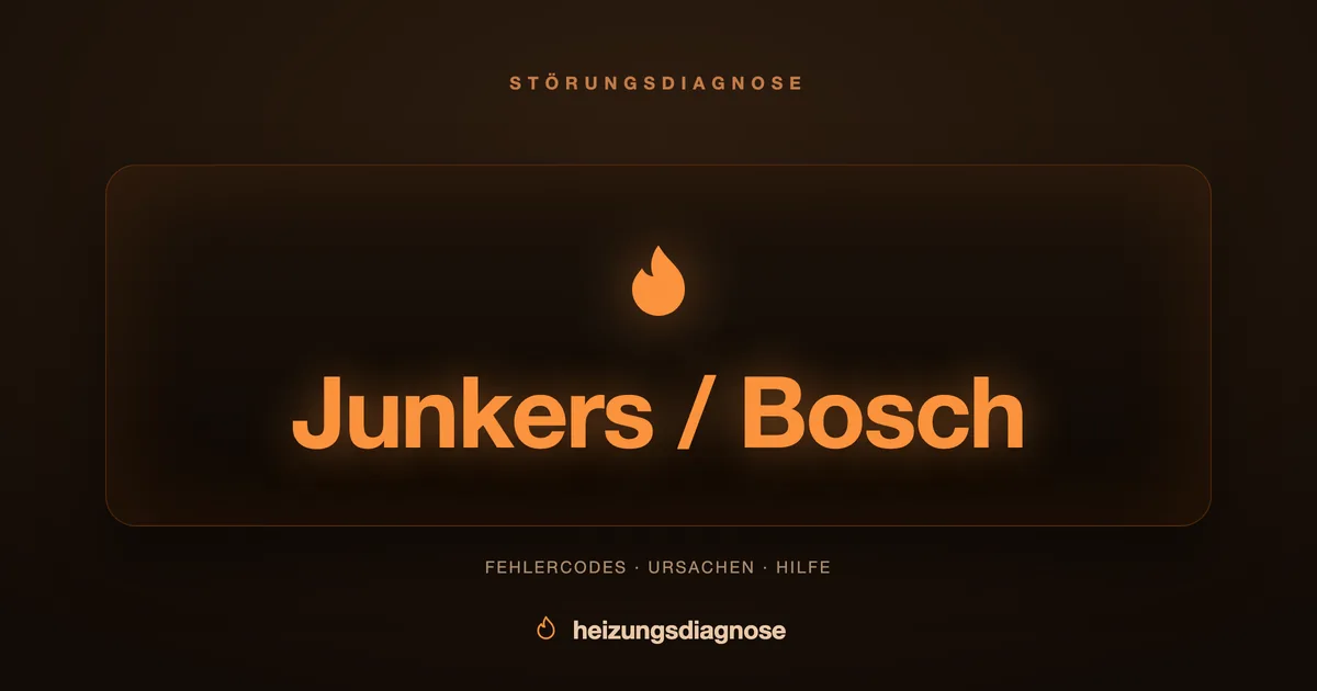Junkers Therme Störung: zündet nicht, was tun?