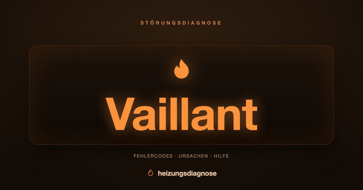 Vaillant Wärmepumpe Fehler: aroTHERM Störungen