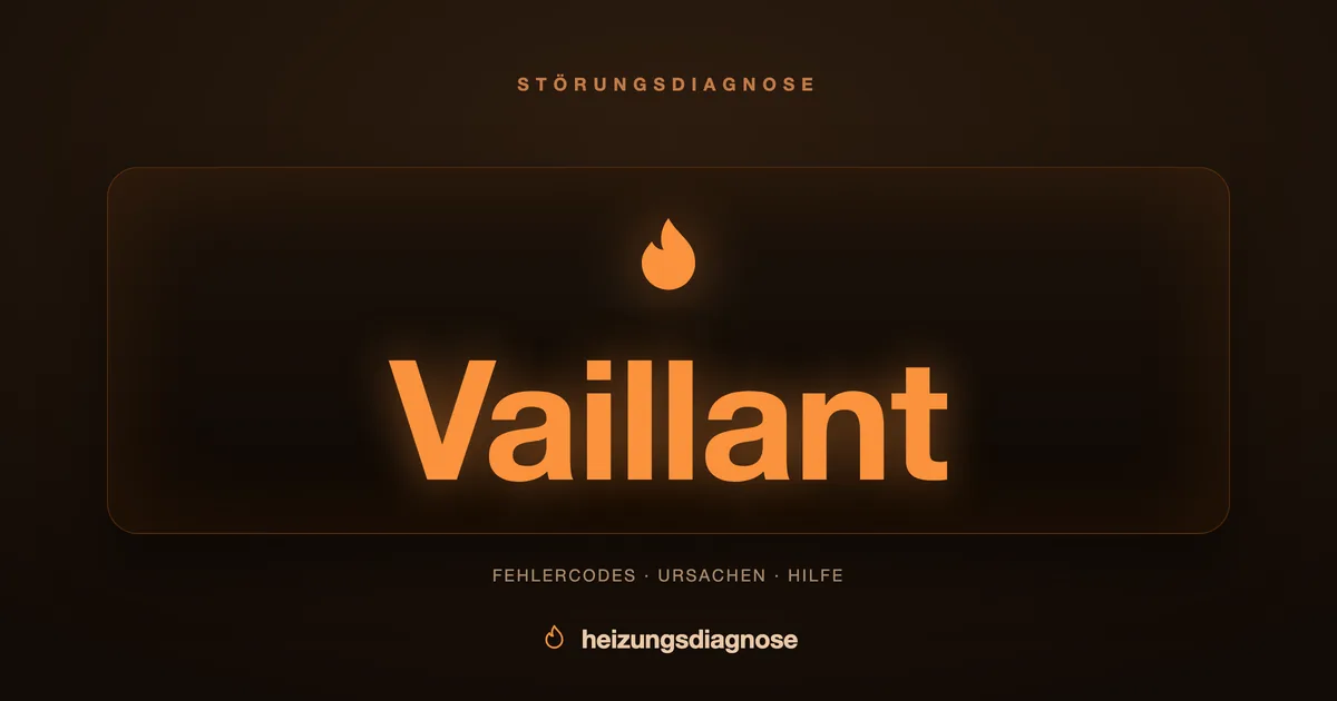 Vaillant Wärmepumpe Fehler: aroTHERM Störungen